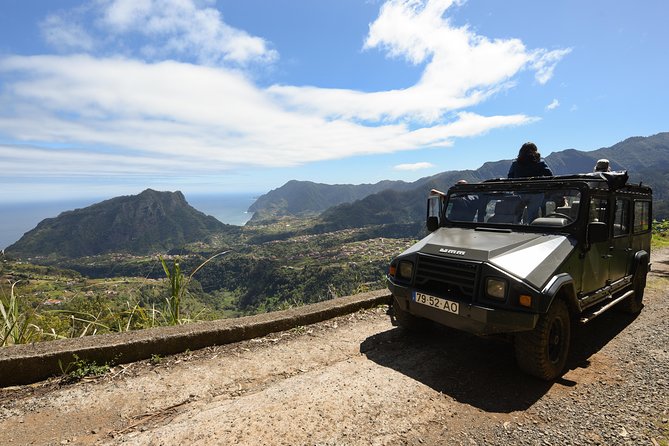 4x4 Safari Private Jeep, Full Day, Customizable Santana or Porto Moniz or other - The open-top army Jeep: views, comfort, and weather reality