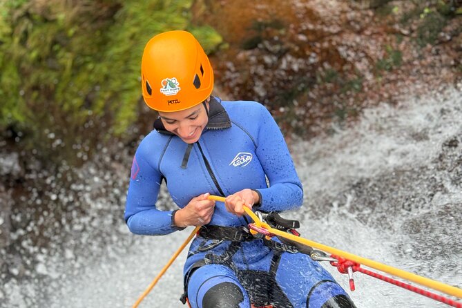 Canyoning at Camacha Madeira Island - The 4-hour canyoning flow: slides, vertical obstacles, and guided pacing