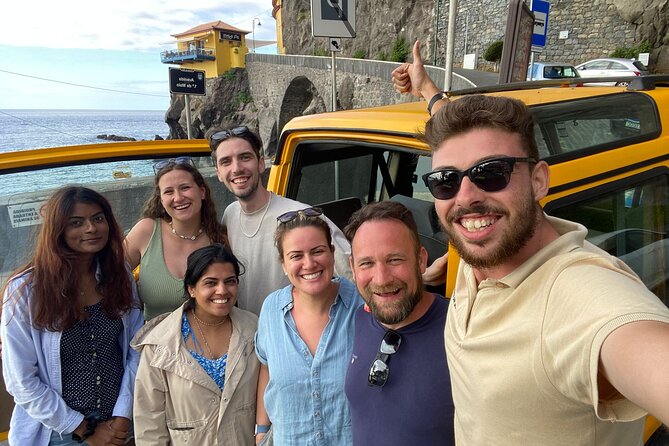Funchal 4x4 Jeep to Porto Moniz Cabo Girao and Seixal in one day - Stop 2: Miradouro do Véu da Noiva viewpoint and waterfall