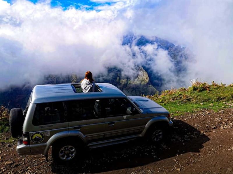 Funchal: 4x4 Jeep Trip to the East and Northeast of Madeira - Santana triangular houses: culture stop with optional lunch time