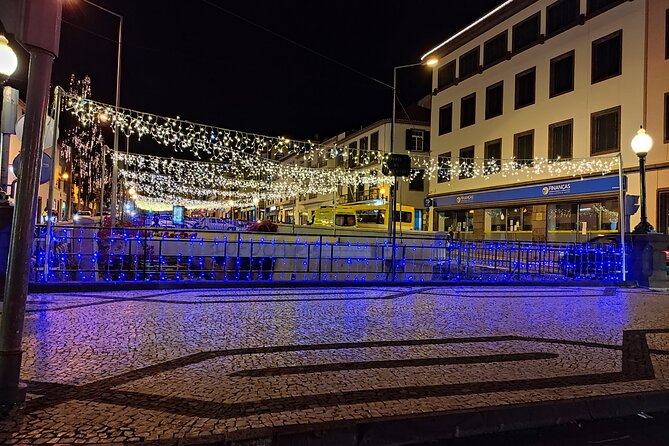 Funchal Christmas lights sightseeing night tour - Passing the Farmers Market Area: Local Life, Not Just Lights