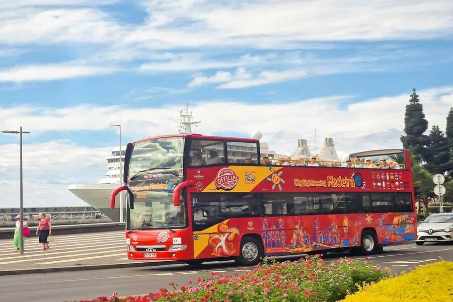 Funchal: City Sightseeing Hop-On Hop-Off Bus Tour - The Night Tour at 8pm, best for atmosphere, not rushing