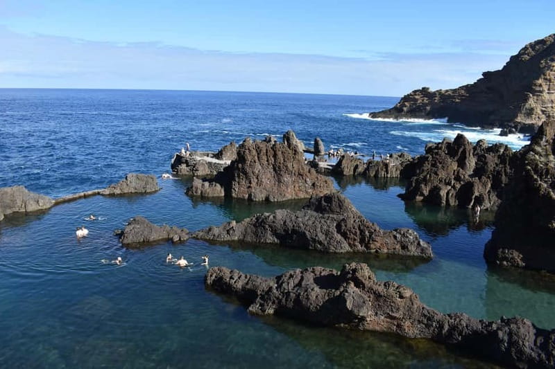 Funchal: Waterfalls, Volcanic Pools, and Fanal Forest Tour - Porto Moniz Lava Rock Pools: Swimming and Iconic Photo Angles