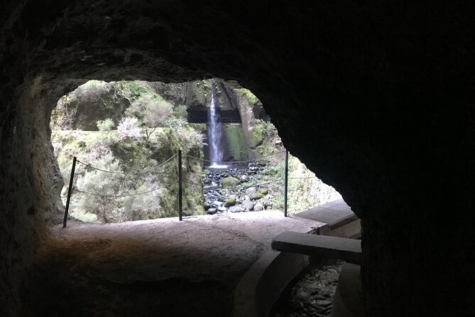 Levada do Moinho and Levada Nova - Private - Levada Nova: Waterfall, Tunnel, and Higher-Edge Views