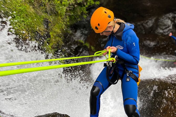 Madeira Canyoning - Beginner - Natural Slides, Water Flumes, and Pool Time That Breaks Up the Intensity