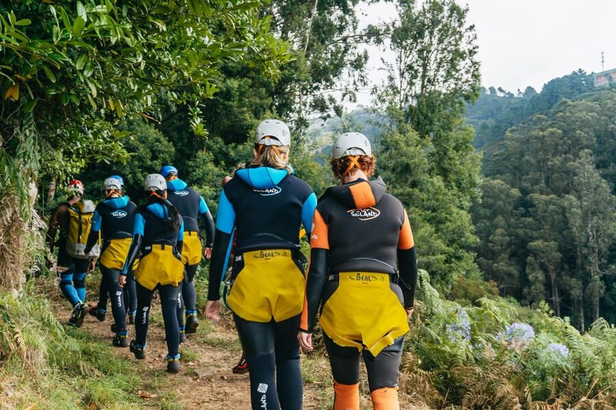 Madeira Canyoning Beginners – Easy & Fun Waterfall Adventure - Bar 21 to the Secret Stop: getting set for 4.5 hours of canyon fun