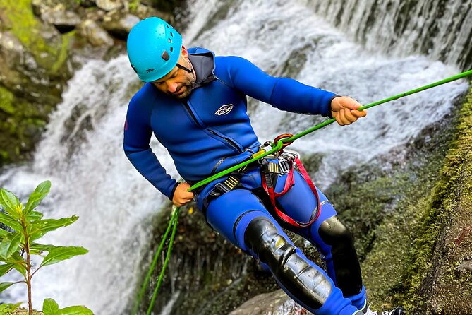Madeira Canyoning Intermediate - Inside the canyon: waterfalls, jumps, slides, and natural pools