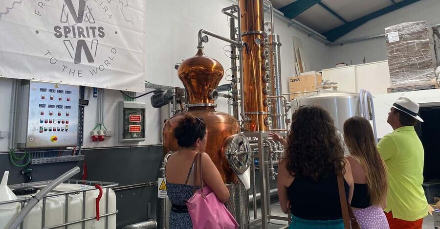 Madeira: Distilleries - Stop 1: Modern distillery tour and source tastings