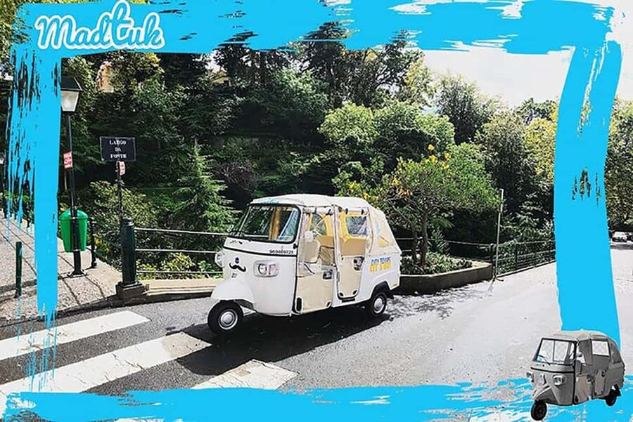 Madeira: Monte Toboggan & Old Town Guided Tuk Tour by MadTuk - End of the cart ride and the short break for shopping and snacks