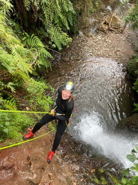Madeira Short Canyoning For Beginners Rochão Level 1 - Guide Style Matters: Jose, Bruno, Miguel, and the safety-first vibe