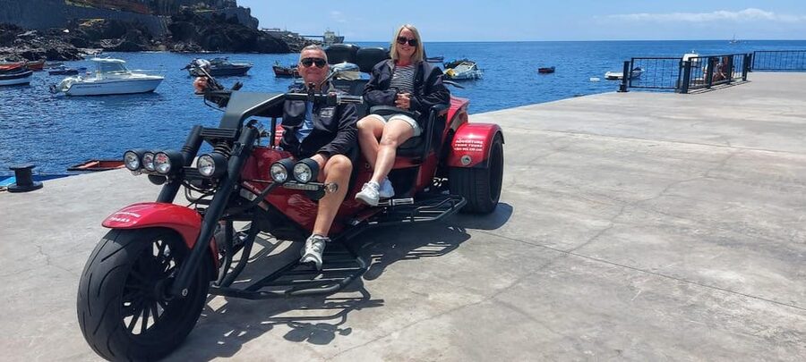 Madeira : Tailor-made Custom Trike Tour of the Island - North West highlights: Monte, Santana, Ponta Sao Lourenço, Machico