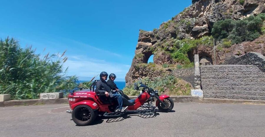 Madeira : Trike Guided Tour of the Island - Pick-up in Funchal Harbor, seats on the trike, and the small-group reality