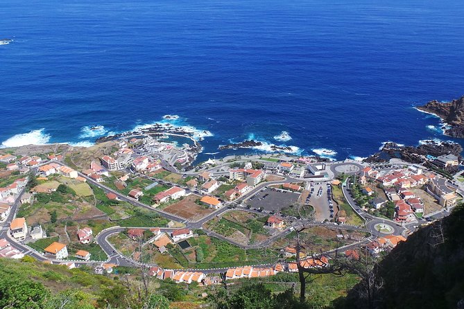 Porto Moniz, Seixal, Fanal Forest, Cliff Skywalk in Open Roof 4X4 - Cabo Girão skywalk at 589 m: the glass-floor moment