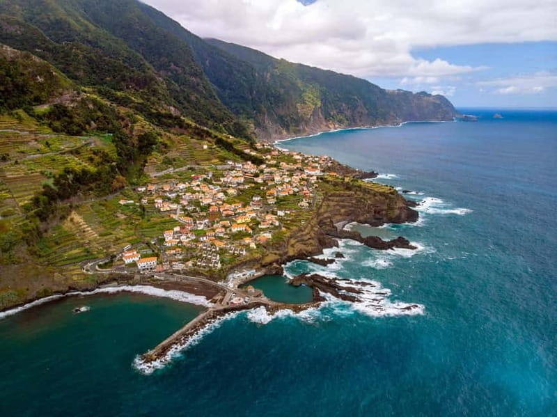Private Vespa West Tour-Seixal,São Vicente,Porto Moniz(4hr) - Seixal cliff road and natural pools: where the ride becomes a swim