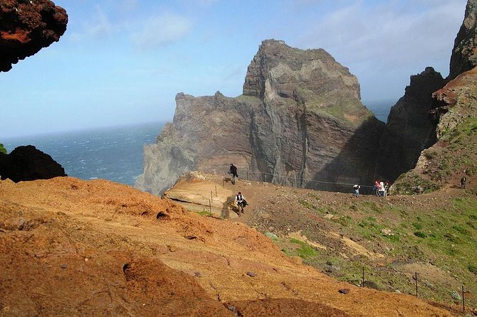 SUNRISE guided HIKE in Ponta de São Lourenço Natural reserve PR8 - The guide team: certified mountain guide, local guide, and a max-8 group