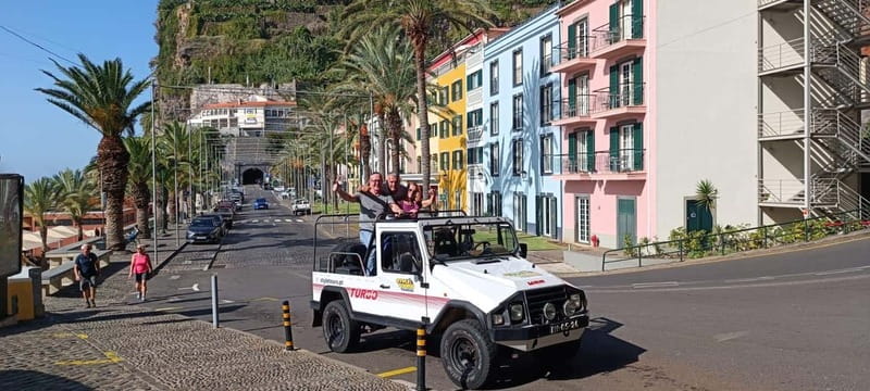 THE AMAZING OFF ROAD BBQ PICNIC CABLE CAB TOUR - Caniçal, Canical: off-road adventure with the ocean in the background