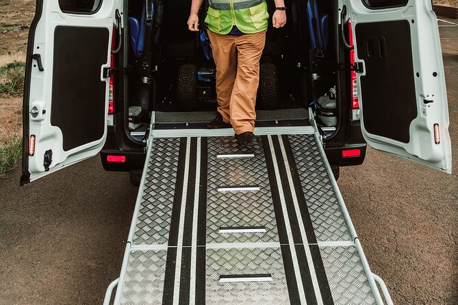 Transfers Wheelchair Scooter Transfers Airport / Funchal - How the Madeira Airport to Funchal Shuttle Fits Wheelchairs and Scooters