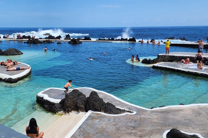 West 4x4 Experience: Skywalk, Porto Moniz Pools and Fanal Forest - Véu da Noiva Miradouro: a free waterfall stop that hits hard